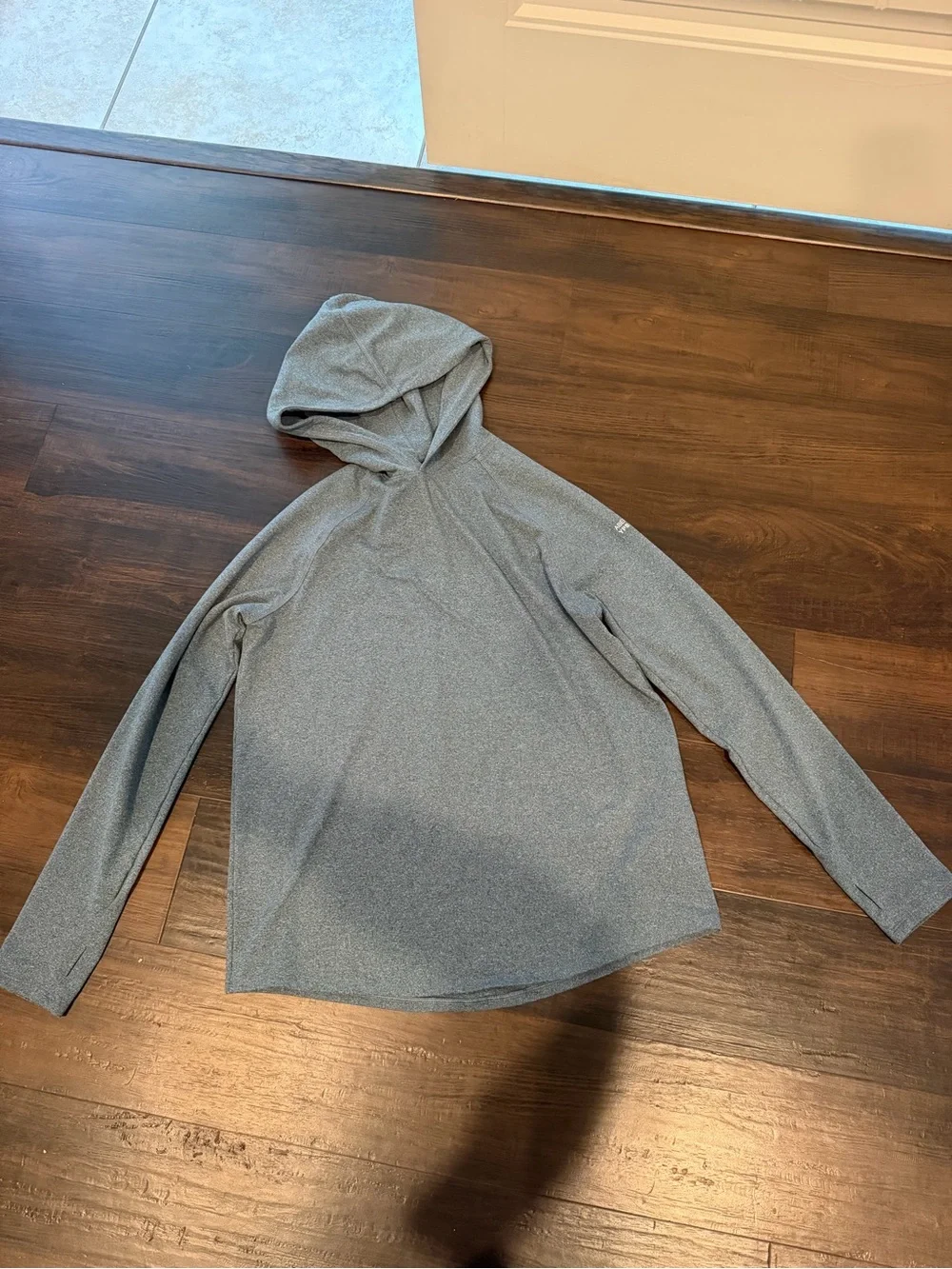 Abercrombie Kids YPB Performance Hoodie Youth XL 15/16 Gray Athletic Pullover